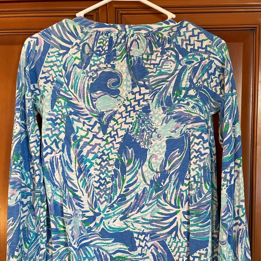 EUC Lilly Pulitzer shirt xxs - Picture 2 of 4